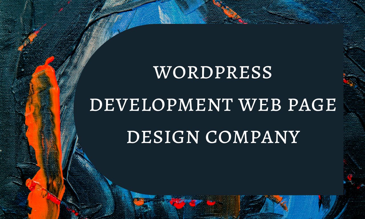 WordPress development web page design company