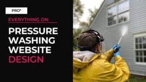 Pressure washing website design template