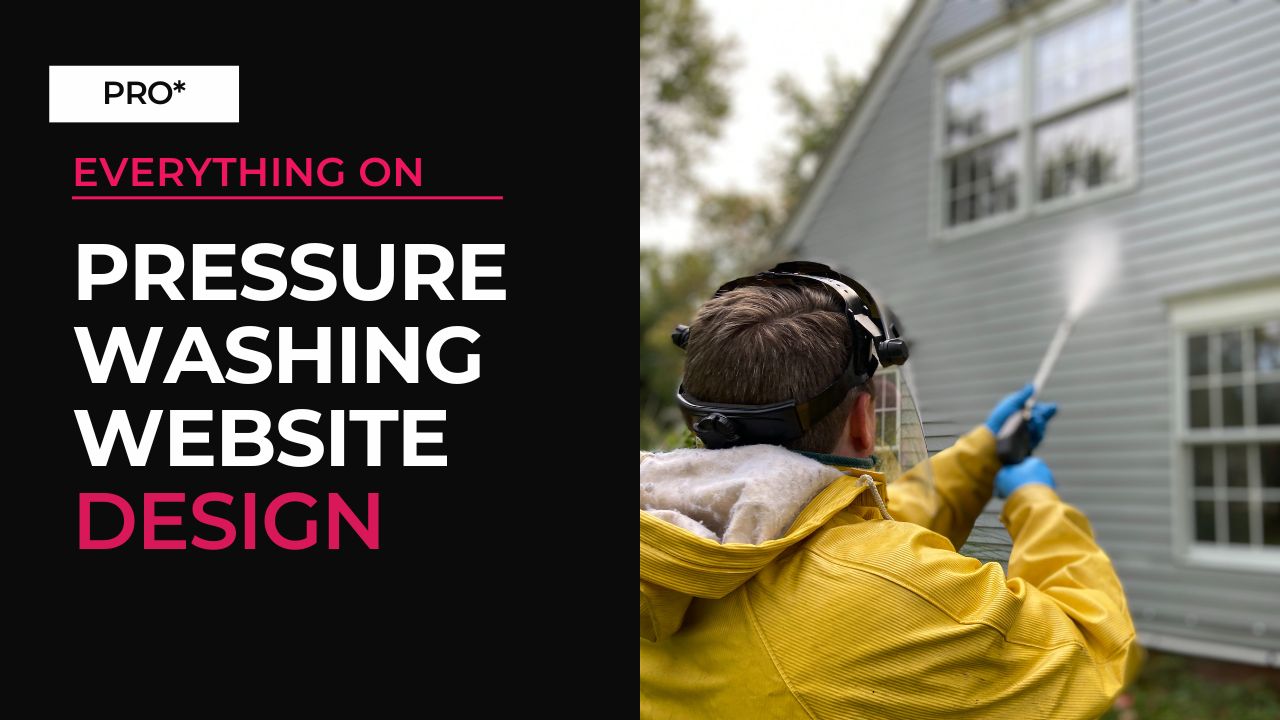 Pressure washing website design template Pressure washing website design template